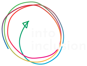 into inclusion logo
